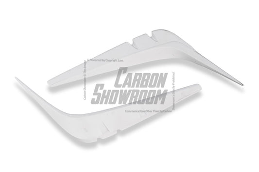 Tesla Model Y Performance AWD Long Range RWD Standard 2020 2021 2023 2024 with Aftermarket Parts - "STARSHIP" Upper Valences Carbon Fiber / FRP from Robot Craftsman