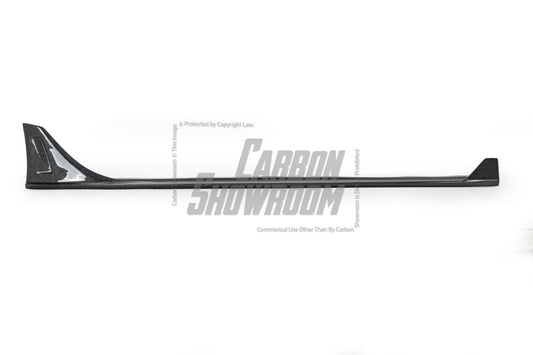Honda Civic 10th Gen FC1 FC2 FC5 FC6 2016 2017 2018 2019 2020 2021 & Civic 10th Gen FK7 2017 2018 2019 2020 2021 (compatible with both OEM width and ROBOT CRAFTSMAN widebody) with Aftermarket Parts - Side Skirts Carbon Fiber / FRP from Robot Craftsman