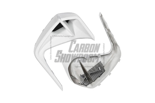 Subaru BRZ ZD8 2022 2023 2024 with Aftermarket Parts - "HIDROGAI" Front Bumper Vent Upper Valance Trim Carbon Fiber / FRP from Robot Craftsman