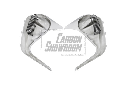 Subaru BRZ ZD8 2022 2023 2024 with Aftermarket Parts - "HIDROGAI" Front Bumper Vent Upper Valance Trim Carbon Fiber / FRP from Robot Craftsman