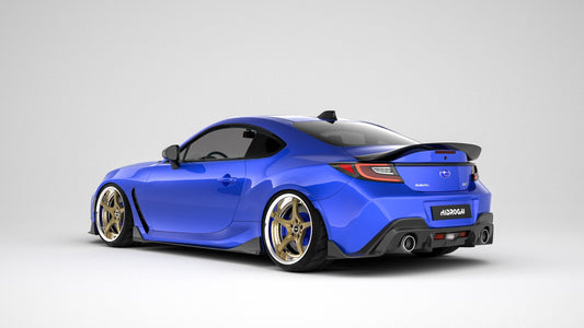 Subaru BRZ ZD8 2022 2023 2024 & Toyota GR86 ZN8 2022 2023 2024 with Aftermarket Parts - "HIDROGAI" Side Skirts Carbon Fiber / FRP from Robot Craftsman
