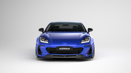 Subaru BRZ ZD8 2022 2023 2024 with Aftermarket Parts - "HIDROGAI" Front Bumper Vent Upper Valance Trim Carbon Fiber / FRP from Robot Craftsman