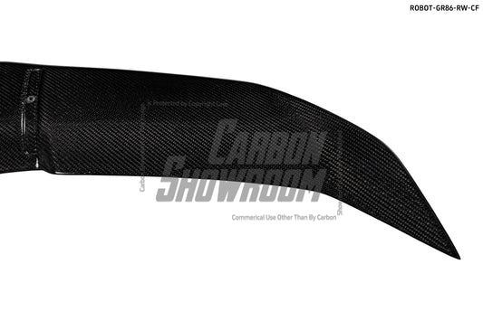 Subaru BRZ ZD8 2022 2023 2024 & Toyota GR86 ZN8 2022 2023 2024 with Aftermarket Parts - "SHINING" Rear GT Wing Carbon Fiber / FRP from Robot Craftsman