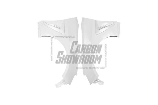 Subaru BRZ ZD8 2022 2023 2024 & Toyota GR86 ZN8 2022 2023 2024 with Aftermarket Parts - "SHINING" Narrow Body Front Fenders & Side Skirts Carbon Fiber / FRP from Robot Craftsman