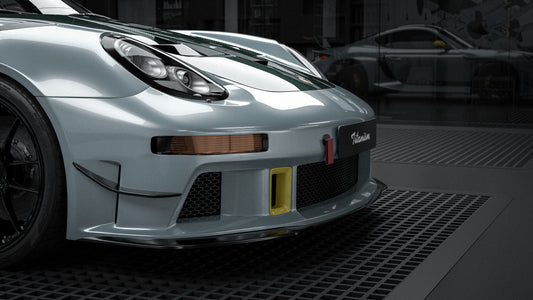 Robot Craftsman TITANISM STUKA Widebody Front Bumper for Porsche 987.1 & 987.2 Cayman Base 2005-2012 Carbon Fiber / FRP