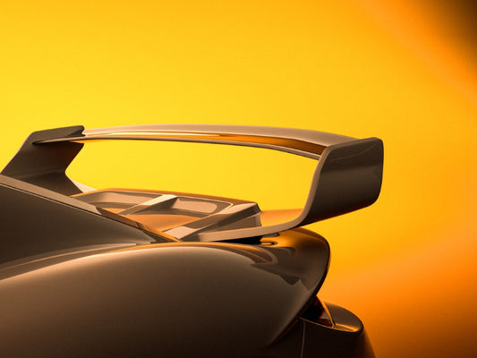 Porsche 987.1 Cayman Base / S 2005 2006 2007 2008 & 987.2 Cayman Base / S / R 2009 2010 2011 2012 with Aftermarket Parts - TITANISM STUKA Spoiler Wing Carbon Fiber / FRP from Robot Craftsman