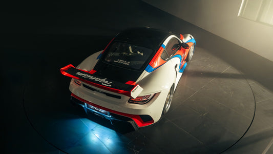 Porsche 987.1 Cayman Base / S 2005 2006 2007 2008 (Requires 987.2 taillights) & 987.2 Cayman Base / S / R 2009 2010 2011 2012 with Aftermarket Parts - TITANISM STUKA Rear Diffuser Carbon Fiber / FRP from Robot Craftsman