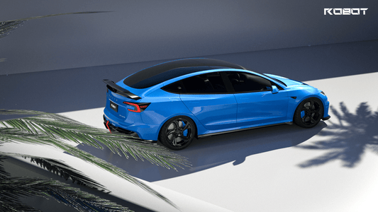 Tesla Model 3 Highland / Performance 2024-ON with Aftermarket Parts - Hacker Style Full Body Kit Package FRP / Carbon Fiber from Robot Craftsman