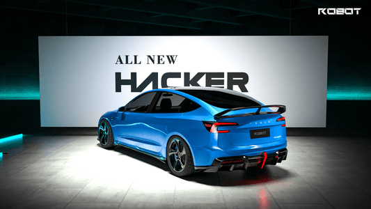 Tesla Model 3 Highland / Performance 2024-ON with Aftermarket Parts - Hacker Style Full Body Kit Package FRP / Carbon Fiber from Robot Craftsman
