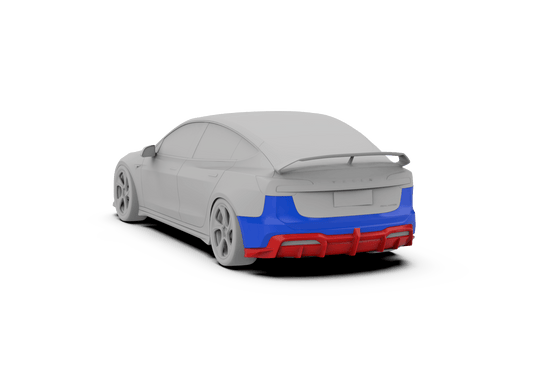 Tesla Model 3 Highland / Performance 2024-ON with Aftermarket Parts - Hacker Style Full Body Kit Package FRP / Carbon Fiber from Robot Craftsman