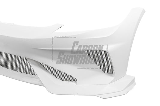 Tesla Model 3 Highland / Performance 2024-ON with Aftermarket Parts - Hacker Widebody Front Bumper & Lip Carbon Fiber / FRP from Robot Craftsman