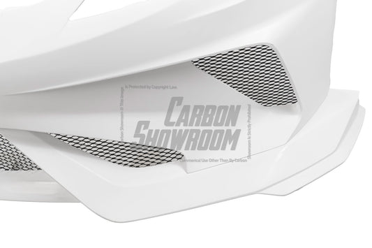Tesla Model 3 Highland / Performance 2024-ON with Aftermarket Parts - Hacker Widebody Front Bumper & Lip Carbon Fiber / FRP from Robot Craftsman