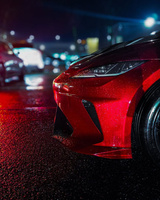 Tesla Model 3 Highland / Performance 2024-ON with Aftermarket Parts - Hacker Narrow Body Front Bumper & Lip Carbon Fiber / FRP from Robot Craftsman