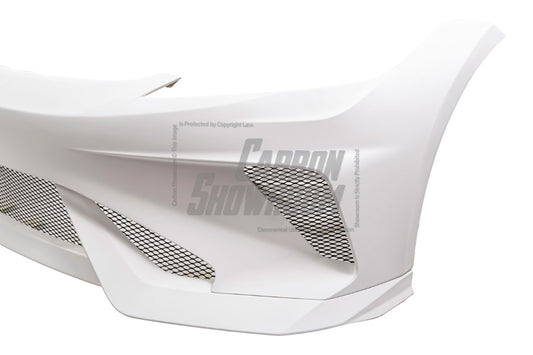 Tesla Model 3 Highland / Performance 2024-ON with Aftermarket Parts - Hacker Narrow Body Front Bumper & Lip Carbon Fiber / FRP from Robot Craftsman