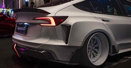 Tesla Model 3 Highland / Performance 2024-ON with Robot Craftsman's Aftermarket Parts - Robot Package A Carbon Fiber / FRP