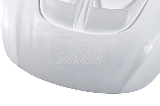 Tesla Model 3 Performance Long Range Standard Base 2017 2018 2019 2020 2021 2022 2023 with Aftermarket Parts - "Hacker" V2 Hood Bonnet Carbon Fiber / FRP from Robot Craftsman