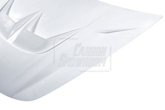 Tesla Model 3 Performance Long Range Standard Base 2017 2018 2019 2020 2021 2022 2023 with Aftermarket Parts - "Hacker" V2 Hood Bonnet Carbon Fiber / FRP from Robot Craftsman