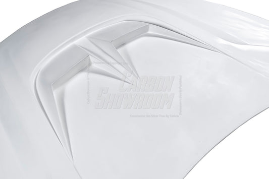 Tesla Model 3 Performance Long Range Standard Base 2017 2018 2019 2020 2021 2022 2023 with Aftermarket Parts - "Hacker" V2 Hood Bonnet Carbon Fiber / FRP from Robot Craftsman