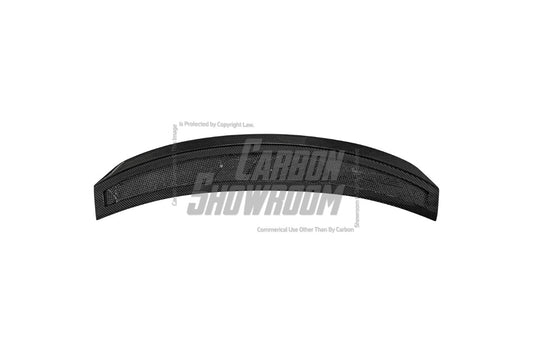Tesla Model 3 Performance Long Range Standard Base 2017 2018 2019 2020 2021 2022 2023 with Aftermarket Parts - Crypton Rear Spoiler Wing Carbon Fiber / FRP from Robot Craftsman