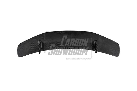 Tesla Model 3 Performance Long Range Standard Base 2017 2018 2019 2020 2021 2022 2023 with Aftermarket Parts - Crypton Rear Spoiler Wing Carbon Fiber / FRP from Robot Craftsman