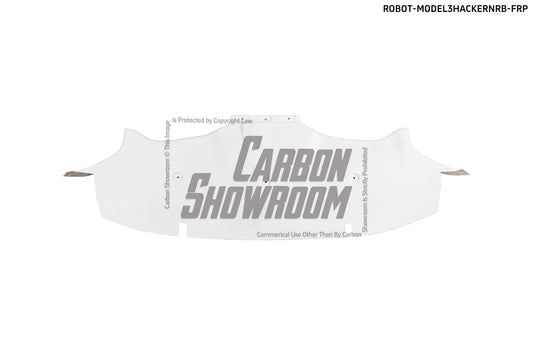 Tesla Model 3 Performance Long Range Standard Base 2017 2018 2019 2020 2021 2022 2023 with Aftermarket Parts - "HACKER" Rear Bumper & Diffuser Carbon Fiber / FRP from Robot Craftsman