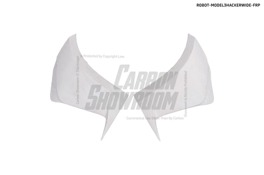 Tesla Model 3 Performance Long Range Standard Base 2017 2018 2019 2020 2021 2022 2023 with Aftermarket Parts - "Hacker" Widebody Wheel Arches & Side Skirts Carbon Fiber / FRP from Robot Craftsman