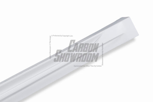 Tesla Model 3 Performance Long Range Standard Base 2017 2018 2019 2020 2021 2022 2023 with Aftermarket Parts - "Hacker" Narrow Body Side Skirts Carbon Fiber / FRP from Robot Craftsman