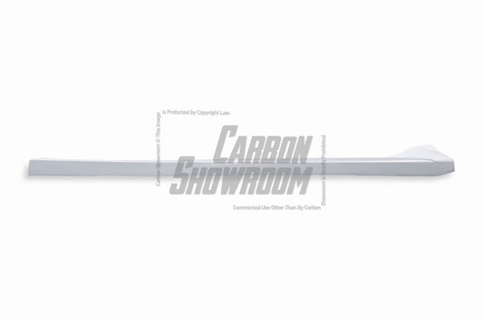 Tesla Model 3 Performance Long Range Standard Base 2017 2018 2019 2020 2021 2022 2023 with Aftermarket Parts - "Hacker" Narrow Body Side Skirts Carbon Fiber / FRP from Robot Craftsman