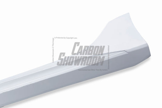 Tesla Model 3 Performance Long Range Standard Base 2017 2018 2019 2020 2021 2022 2023 with Aftermarket Parts - "Hacker" Narrow Body Side Skirts Carbon Fiber / FRP from Robot Craftsman