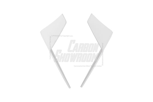 Tesla Model 3 Highland / Performance 2024-ON with Aftermarket Parts - "HACKER" Rear Quarter Side Canards Carbon Fiber / FRP from Robot Craftsman