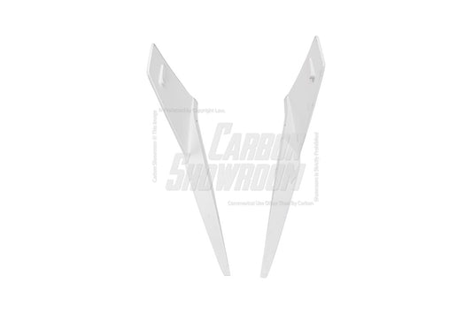 Tesla Model 3 Highland / Performance 2024-ON with Aftermarket Parts - "HACKER" Rear Quarter Side Canards Carbon Fiber / FRP from Robot Craftsman