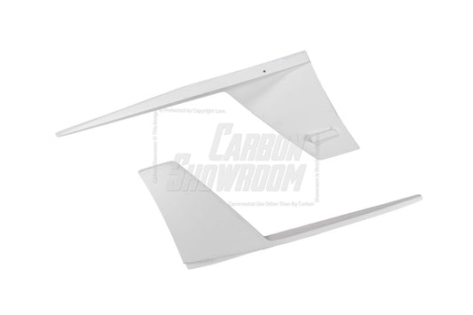 Tesla Model 3 Highland / Performance 2024-ON with Aftermarket Parts - "HACKER" Rear Quarter Side Canards Carbon Fiber / FRP from Robot Craftsman