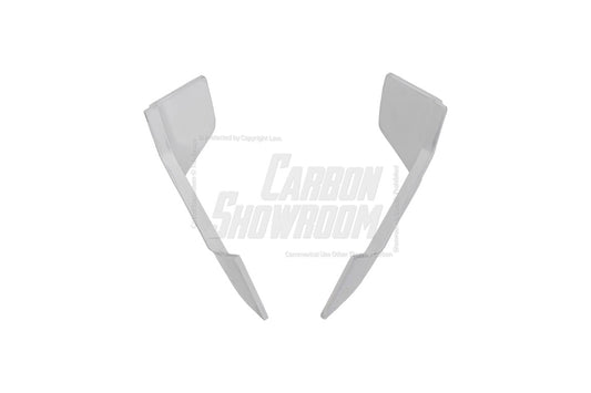 Tesla Model 3 Highland / Performance 2024-ON with Aftermarket Parts - "HACKER" Rear Quarter Side Canards Carbon Fiber / FRP from Robot Craftsman