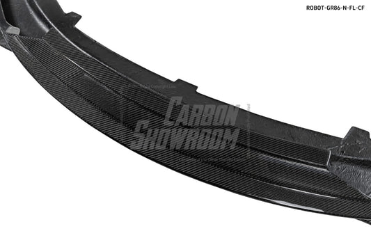 Subaru BRZ ZD8 2022 2023 2024 & Toyota GR86 ZN8 2022 2023 2024 with Aftermarket Parts - "SHINING" Narrow Body Front Bumper & Lip Carbon Fiber / FRP from Robot Craftsman
