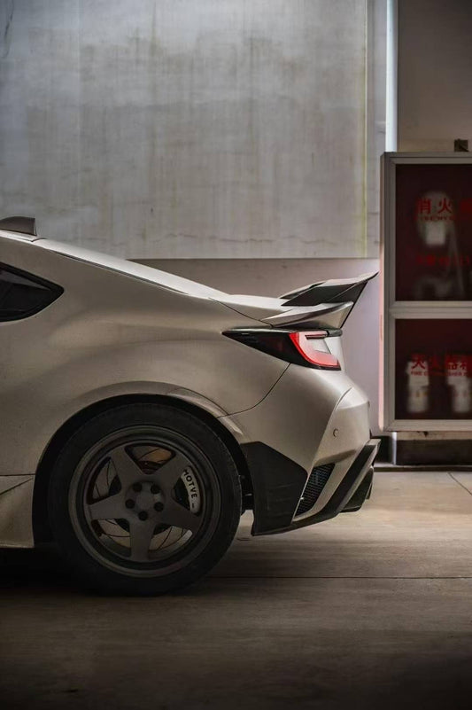 Subaru BRZ ZD8 2022 2023 2024 & Toyota GR86 ZN8 2022 2023 2024 with Aftermarket Parts - "SHINING" Rear GT Wing Carbon Fiber / FRP from Robot Craftsman