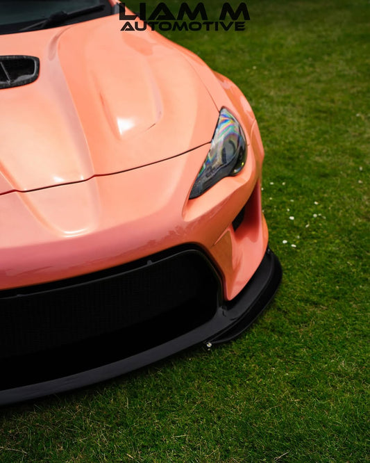 Toyota GT86 86 TRD GT SE Base ZN6 2017 2018 2019 2020 & Scion FR-S FRS ZN6 2013 2014 2015 2016 & BRZ TS Limited Premium ZN6 2013 2014 2015 2016 2017 2018 2019 2020 (compatible with ROBOT widebody kit) with Aftermarket Parts - Replacement Front Lip Only & Front Bumper & Lip Carbon Fiber / FRP from Robot Craftsman