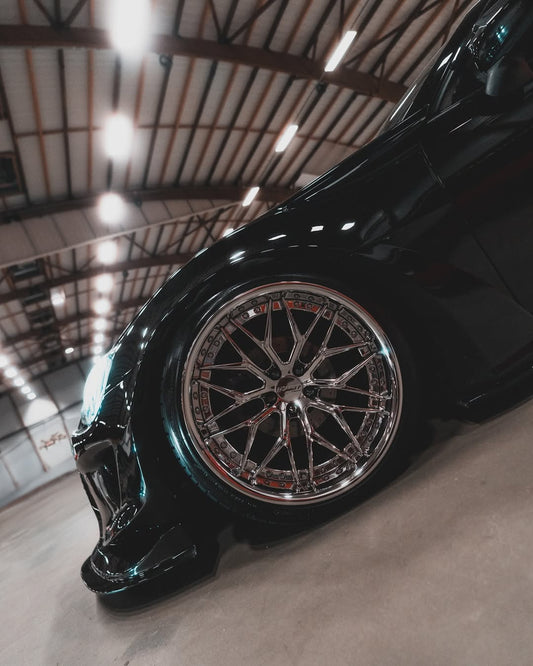 Toyota GT86 86 TRD GT SE Base ZN6 2017 2018 2019 2020 & Scion FR-S FRS ZN6 2013 2014 2015 2016 & BRZ TS Limited Premium ZN6 2013 2014 2015 2016 2017 2018 2019 2020 (compatible with ROBOT widebody kit) with Aftermarket Parts - Front Fenders Replacement & Rear Quarter Fender Flares & Side Skirts Carbon Fiber / FRP from Robot Craftsman