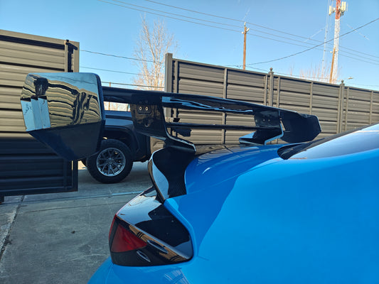 Subaru BRZ ZD8 2022-ON & Toyota GR86 ZN8 2022-ON with Aftermarket Parts - "SHINING" Extreme Rear GT Wing Carbon Fiber / FRP from Robot Craftsman