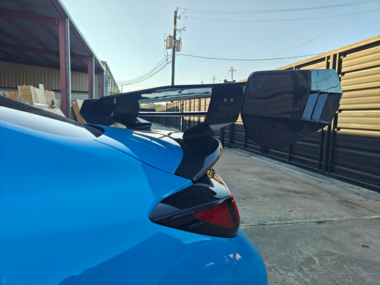 Subaru BRZ ZD8 2022-ON & Toyota GR86 ZN8 2022-ON with Aftermarket Parts - "SHINING" Extreme Rear GT Wing Carbon Fiber / FRP from Robot Craftsman