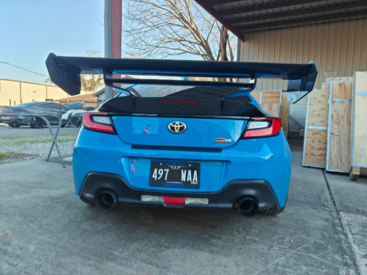Subaru BRZ ZD8 2022-ON & Toyota GR86 ZN8 2022-ON with Aftermarket Parts - "SHINING" Extreme Rear GT Wing Carbon Fiber / FRP from Robot Craftsman