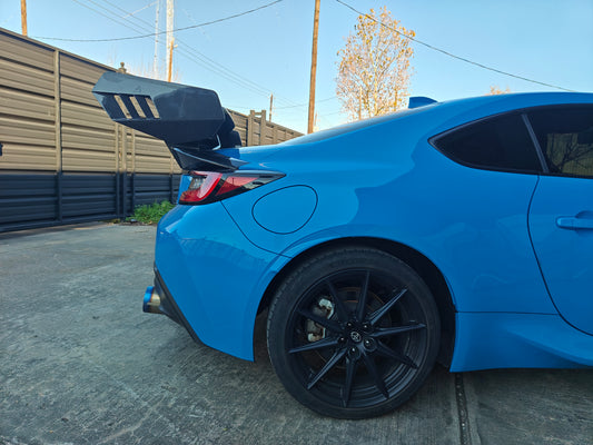 Subaru BRZ ZD8 2022-ON & Toyota GR86 ZN8 2022-ON with Aftermarket Parts - "SHINING" Extreme Rear GT Wing Carbon Fiber / FRP from Robot Craftsman