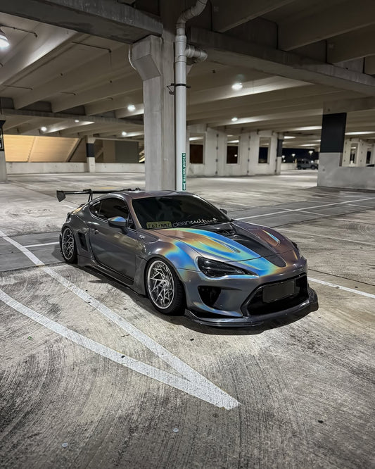Toyota GT86 86 TRD GT SE Base ZN6 2017 2018 2019 2020 & Scion FR-S FRS ZN6 2013 2014 2015 2016 & BRZ TS Limited Premium ZN6 2013 2014 2015 2016 2017 2018 2019 2020 (compatible with ROBOT widebody kit) with Aftermarket Parts - Replacement Front Lip Only & Front Bumper & Lip Carbon Fiber / FRP from Robot Craftsman