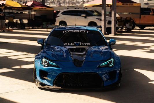 Toyota GT86 86 TRD GT SE Base ZN6 2017 2018 2019 2020 & Scion FR-S FRS ZN6 2013 2014 2015 2016 & BRZ TS Limited Premium ZN6 2013 2014 2015 2016 2017 2018 2019 2020 (compatible with ROBOT widebody kit) with Aftermarket Parts - Replacement Front Lip Only & Front Bumper & Lip Carbon Fiber / FRP from Robot Craftsman