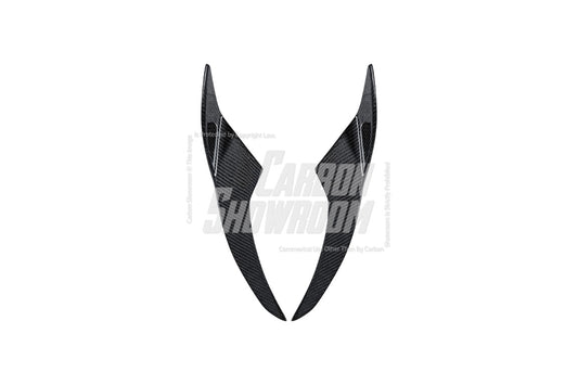 Toyota GT86 86 TRD GT SE Base ZN6 2017 2018 2019 2020 & Scion FR-S FRS ZN6 2013 2014 2015 2016 & BRZ TS Limited Premium ZN6 2013 2014 2015 2016 2017 2018 2019 2020 (compatible with ROBOT widebody kit) with Aftermarket Parts - Front Corner Canards (Pair) & Front Inner Vents Canards (Pair) Carbon Fiber / FRP from Robot Craftsman