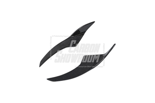 Toyota GT86 86 TRD GT SE Base ZN6 2017 2018 2019 2020 & Scion FR-S FRS ZN6 2013 2014 2015 2016 & BRZ TS Limited Premium ZN6 2013 2014 2015 2016 2017 2018 2019 2020 (compatible with ROBOT widebody kit) with Aftermarket Parts - Front Corner Canards (Pair) & Front Inner Vents Canards (Pair) Carbon Fiber / FRP from Robot Craftsman