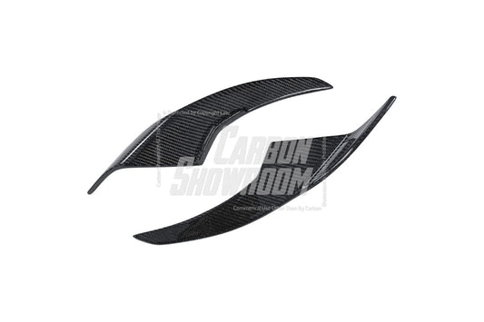 Toyota GT86 86 TRD GT SE Base ZN6 2017 2018 2019 2020 & Scion FR-S FRS ZN6 2013 2014 2015 2016 & BRZ TS Limited Premium ZN6 2013 2014 2015 2016 2017 2018 2019 2020 (compatible with ROBOT widebody kit) with Aftermarket Parts - Front Corner Canards (Pair) & Front Inner Vents Canards (Pair) Carbon Fiber / FRP from Robot Craftsman