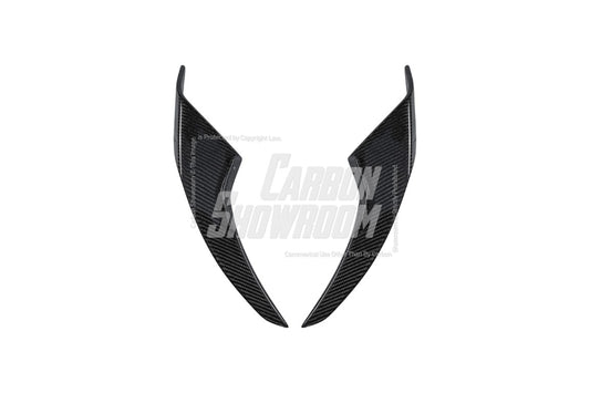 Toyota GT86 86 TRD GT SE Base ZN6 2017 2018 2019 2020 & Scion FR-S FRS ZN6 2013 2014 2015 2016 & BRZ TS Limited Premium ZN6 2013 2014 2015 2016 2017 2018 2019 2020 (compatible with ROBOT widebody kit) with Aftermarket Parts - Front Corner Canards (Pair) & Front Inner Vents Canards (Pair) Carbon Fiber / FRP from Robot Craftsman