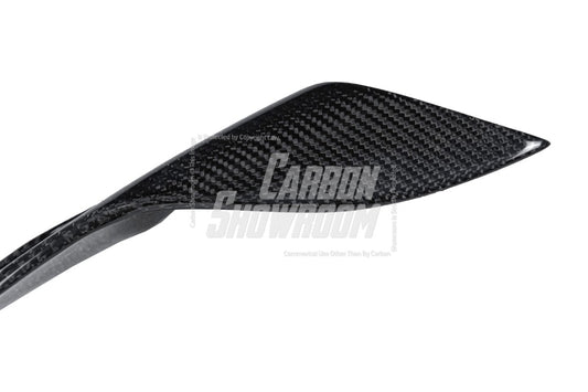 Toyota GT86 86 TRD GT SE Base ZN6 2017 2018 2019 2020 & Scion FR-S FRS ZN6 2013 2014 2015 2016 & BRZ TS Limited Premium ZN6 2013 2014 2015 2016 2017 2018 2019 2020 (compatible with ROBOT widebody kit) with Aftermarket Parts - Front Corner Canards (Pair) & Front Inner Vents Canards (Pair) Carbon Fiber / FRP from Robot Craftsman