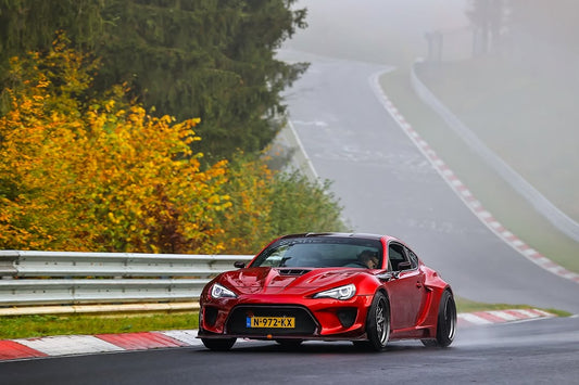 Toyota GT86 86 TRD GT SE Base ZN6 2017 2018 2019 2020 & Scion FR-S FRS ZN6 2013 2014 2015 2016 & BRZ TS Limited Premium ZN6 2013 2014 2015 2016 2017 2018 2019 2020 (compatible with ROBOT widebody kit) with Aftermarket Parts - Replacement Front Lip Only & Front Bumper & Lip Carbon Fiber / FRP from Robot Craftsman
