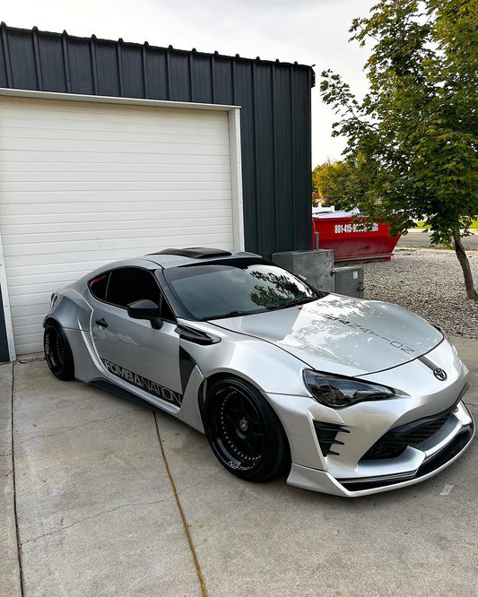 Toyota GT86 86 TRD GT SE Base ZN6 2017 2018 2019 2020 & Scion FR-S FRS ZN6 2013 2014 2015 2016 & Subaru BRZ TS Limited Premium ZN6 2013 2014 2015 2016 2017 2018 2019 2020 with Aftermarket Parts - SHINNING Roof Scoop Carbon Fiber / FRP from Robot Craftsman